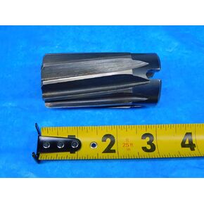 National Rochester 1 1/2 O.D. HSS Shell Reamer 3/4 Pilot 1/4 Key Spiral 8 FL 1.5 - AR4693AR1