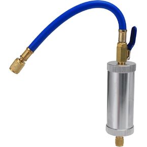 Dye Injector Air Conditioning Car Oil Injection R12 R134A R22 Dye Injection 2 Ounce Pure Liquid Coolant Filler Tube Blue