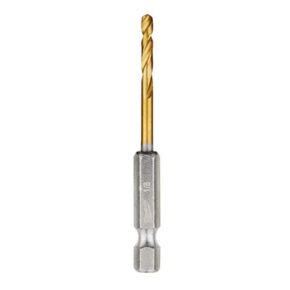 Milwaukee 2PK 1/8" Titanium SHOCKWAVE Impact Hex Drill Bit