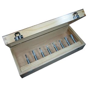Infinity Cutting Tools 8-Pc. Dovetail & Box Joint Making Router Bit Set; 1/2 Shank| Carbide Tip | Heavy-Duty | for Handheld Or Table Mounted Wood Router