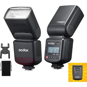 Godox TT520 III الكاميرا سرعة فلاش ، مستقبل مدمج وجهاز إرسال RT ، أوضاع S1/S2 ، 8 مستويات طاقة ، متوافقة مع Canon Nikon Pentax Olympus Fujifilm Panasonic Cameras (TT520II تم ترقيتها)