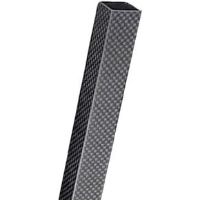 3K All Carbon Fiber Square Tube with High-Strength Length of 500mm Plain Glossy Carbon Fiber, for Fishing Rods Kites (Size : 20x20x18x500mm)