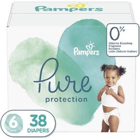 Pampers Pure Protection Disposable Baby Diapers, Hypoallergenic and Unscented, 68 Count, For Newborns up to 10 Pounds