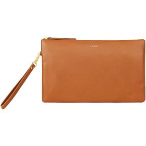 FAWN DESIGN The Changing Clutch, Diaper Clutch with Diaper Changing Mat, Zippered Premium Matte Faux Leather Compact Diaper Bag with Wipeable Changing Pad, 12x7.5 inches