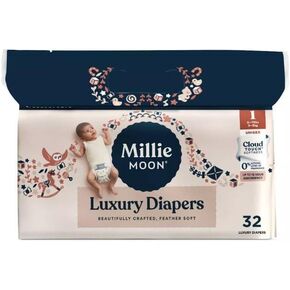 Millie Moon Luxury Disposable Diapers - (Size 1 and 32 Count)
