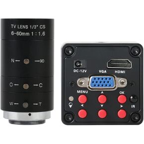 Lab Microscope Accessories 1080P 10X Zoom Digital Microscope(4k Camera)