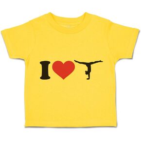 Toddler T-Shirt I Love Gymnastics Cotton Boy & Girl Clothes Olympics Event
