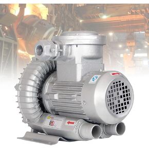380V Regenerative Blower, Electric Vacuum Air Pump, for Combustible Environments Fish Pond Oxygenation Factory Ventilation,550W