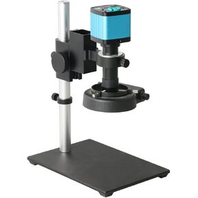 Lab Microscope Accessories 100X 130X Microscope Camera Continus Zoom Digital Video Monocular(D)