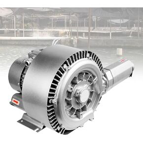 Industrial Vortex Blower, High Pressure Electric Regenerative Fan for Aquarium Aeration, Workshop Airflow, Aluminum Dual Stage Motor Equipment,1300W/380V