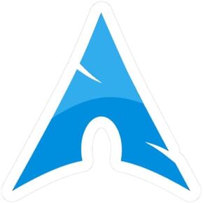 Arch Linux Logo Stickers – Funny Tech Vinyl Decal for Programmers, Laptop, Water Bottle & More, Funny Sticker, Gift Sticker