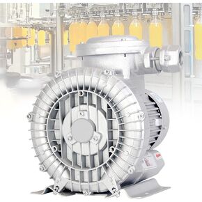 Industrial Grade Vortex Ring Blower, Electric Vacuum Pump, for Aquaculture Aeration, Plant Ventilation,550W