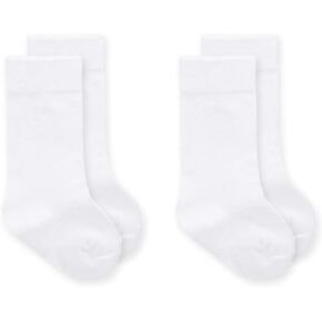 Jefferies Socks Baby Girls Boys Seamless Dress Knee High Socks 2 Pair Pack