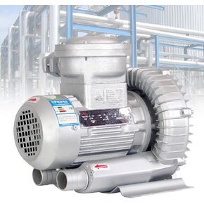 Heavy Duty Aluminum Vortex Fan, Industrial Regenerative Blower, for Workshops High Temperature Applications,550W