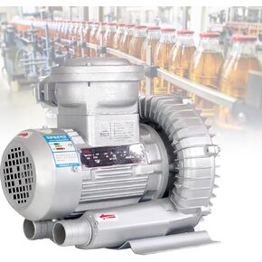 380V Aluminum Vortex Blower, Electric Vacuum Pump, for Aquaculture Oxygen Supply Plant Gas Transfer Workshops,1500W