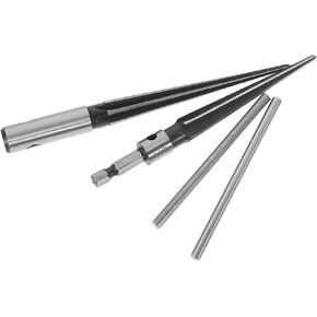 PRETYZOOM 2Pcs Hand Held Taper Reamer T Handle Tapered Fluted Tool for Expanding and Reaming Shank Chamfer Cutter