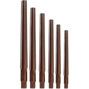 6Pcs 1:50 Conical Degree Sharp Manual Pin Taper Shank Hand Reamer 96#Silicon 3-10mm Taper Shank Machine Reamer CNC Tools Milling Cutter