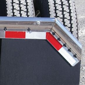Trux Accessories TU-9250 Angled Aluminum Reflector Strip with 3M Reflector