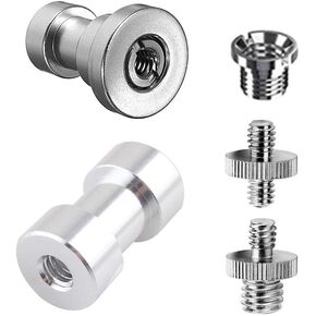 1Set 1/4 3/8" Male Female Metal Screw Kits Tripod Monopod Screw Mount Convert Adapter Light Stand Photography