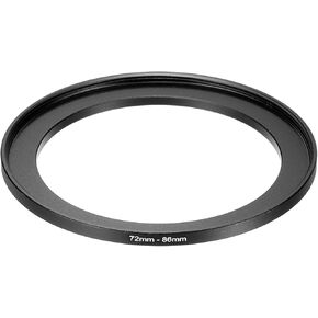PATIKIL Step-Up Ring Adapter 72mm to 95mm, Filter Step-up Rings Camera Lens Filters Metal Ring Digital for ND IR DSLR Lenses, Black