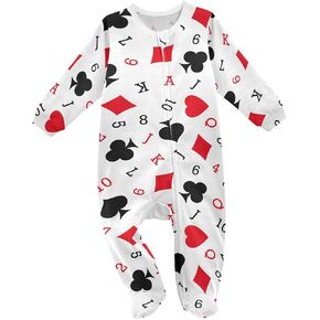 Dussdil Baby One-Piece Footies Newborn Rompers Pajamas Cotton Footed Pjs for Sleep Play Boys Girls