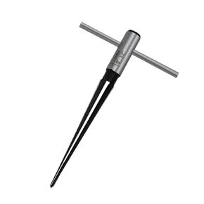 Handheld T-Handle conical Tool Drill bit, 6-Slot chamfered Reamer Woodworking Cutting Tool, Guitar Bridge pin Hole Reamer 5-16mm(3mm)