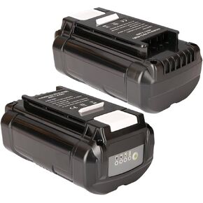 2 Pack 4.0Ah Compatible with Ryobi 40V Battery Replacement Cordless Power Tools (Real Capacity Label) OP4030 OP4015 OP4026 OP4026A OP4040 OP4050 OP4060 Batteries