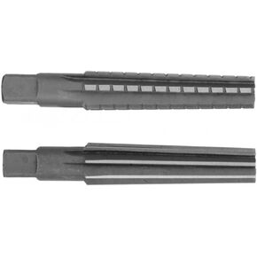 2Pcs MT3 H7 High Accuracy Taper Cutting Reamer High Speed Steel Straight Shank Milling Machine Reamer Metal Reaming Cutter Tool Reamer