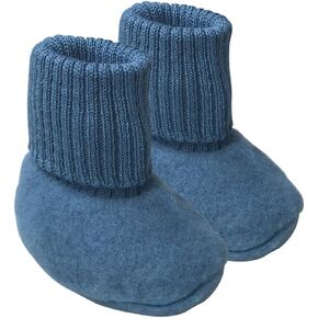 Merino Wool Fleece Baby Socks: Newborn Infant Organic Thermal Booties, 0-12 months