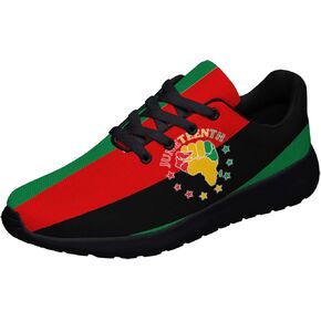 أحذية Sonzj-II Juneteenth ، Freeish منذ عام 1865 النساء الأميركيات من أصول إفريقية يديرون أحذية رياضية للجنسين أحذية التنس غير الرسمية in Kuwait