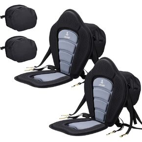 JAYEGT Kayak Seat Padded Deluxe High Back Canoe Seat with Back Support Adjustable Fishing Seat for Universal Sit with Detachable Kayak Backrest in Kuwait