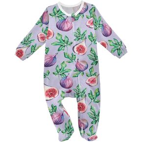 Dussdil Baby One Footies Footies Newborn Rompers Pajamas Cotton Pjs for Sleep Play Boys Girls 3 6 9 12m