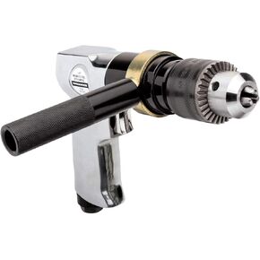 1/2 Inch Pneumatic Air Drill Reversible Gun Drill Variable Speed Drilling Tool Engraving Grinder 360 Degree Reversible Dead Handle