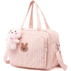 Diaper Bag Tote, Maternity Bag Travel Diaper Tote Mommy Travel Bag Baby Bag Baby Stroller Bag Diaper Bag Nappy Bags Mommy Bag (C-Pink)