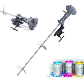 50 Gallon Pneumatic Paint Mixer Air Agitator 1/2 HP Stainless Steel Tank Barrel Air Pneumatic Mixer