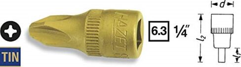 Hazet 8506-PH2 Screwdriver Socket Bits in Kuwait