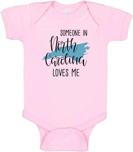 Someone in North Carolina Loves Me Baby Infant Bodysuit in Kuwait