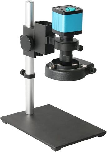 Lab Microscope Accessories 100X 130X Microscope Camera Continus Zoom Digital Video Monocular(D) in Saudi Arabia