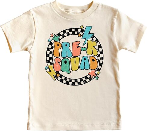 Pre-K Squad Lightning First Day of School T-Shirt Back to School 1st Day of School Outfit in Kuwait