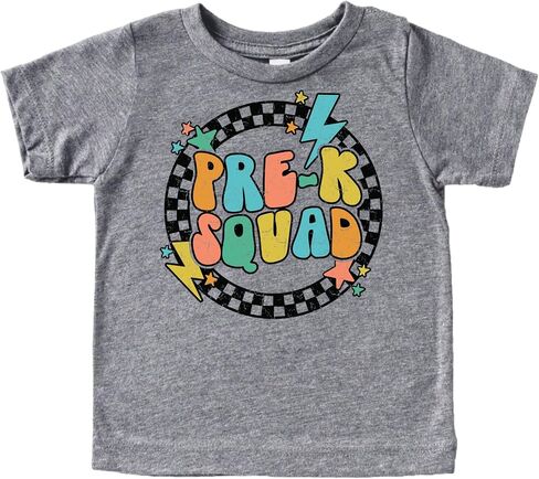Pre-K Squad Lightning First Day of School T-Shirt Back to School 1st Day of School Outfit in Kuwait