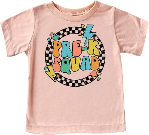 Pre-K Squad Lightning First Day of School T-Shirt Back to School 1st Day of School Outfit in Kuwait