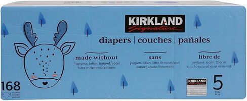 Kirkland Signature Diapers Size 1 (Up to 14 Pounds) 192 Count W/Exclusive Health and Outdoors Wipes in Saudi Arabia