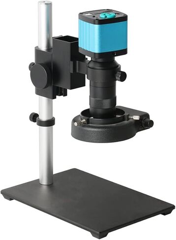 Lab Microscope Accessories 100X 130X Microscope Camera Continus Zoom Digital Video Monocular(D) in Saudi Arabia