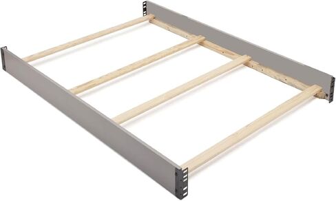 Full-Size Conversion Kit Bed Rails for Fancy Convertible Crib by Delta Children - Solid Wood Rail #0050 - Toddler & Adult Bed Rail for Full-Size - Nursery Furniture (Dark Chocolate - 207) in Saudi Arabia