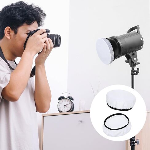 6 Pcs Light Diffuser, Soft White lamp Diffuser Sock 7 Inches/ 180 mm Standard Cloth Light Sock Lampshade Reflector Lamp Softens The Lights Output for Studio Strobe Reflectors and Video Shooting in Saudi Arabia
