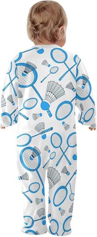 Dussdil Baby One-Piece Footies Newborn Rompers Pajamas Cotton Footed Pjs for Sleep Play Boys Girls in Saudi Arabia