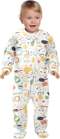 Dussdil Baby One-Piece Footies Newborn Rompers Pajamas Cotton Footed Pjs for Sleep Play Boys Girls in Saudi Arabia