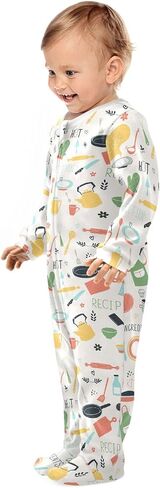 Dussdil Baby One-Piece Footies Newborn Rompers Pajamas Cotton Footed Pjs for Sleep Play Boys Girls in Saudi Arabia