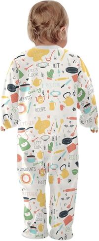 Dussdil Baby One-Piece Footies Newborn Rompers Pajamas Cotton Footed Pjs for Sleep Play Boys Girls in Saudi Arabia