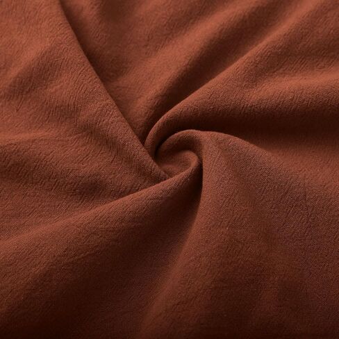 2 Piece Cotton Linen Sets for Women Summer Casual Short Sleeve Crewneck High-Low Hem Top Wide Leg Pants Vacation Outfits in Kuwait